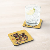 Wild Animal Aboriginal Art Koala Beren Drankjes Onderzetter (Rechterzijde)