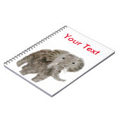 Wild Animal Art, Elephant Custom Notitieboek (Linkerzijde)