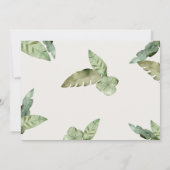 Wild Animal Baby Announcement Card Aankondiging (Achterkant)