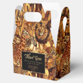 Wild Animal Collage Bachelorette Bedankt ID1149 Bedankdoosjes (Geopend)