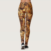 Wild Animal Collage Safari Bachelorette ID1149 Leggings (Achterkant)
