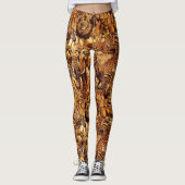 Wild Animal Collage Safari Bachelorette ID1149 Leggings (Voorkant)