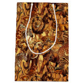 Wild Animal Collage Safari ID1149 Medium Cadeauzakje (Achterkant)