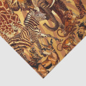 Wild Animal Collage Safari ID1149 Tissuepapier (Detail)