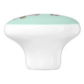 Wild Animal Elephants Nursery Keramische Knop (Zijkant)