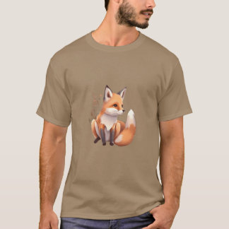 Wild Animal Fans Cute Vulpes Animal Lover friends T-shirt