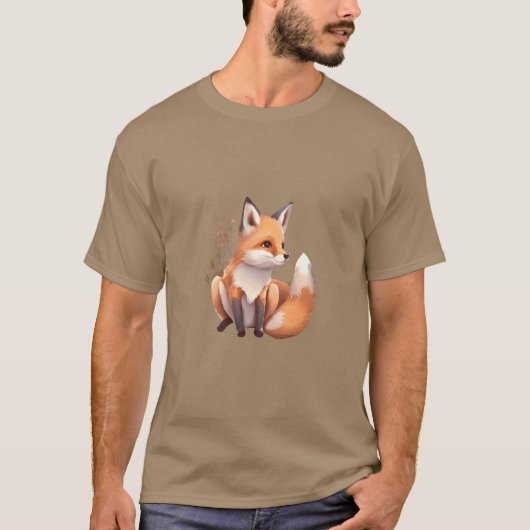 Wild Animal Fans Cute Vulpes Animal Lover friends T-shirt (Voorkant)