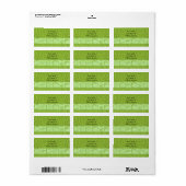 Wild Animal Fur Pattern Etiket (Full Sheet)