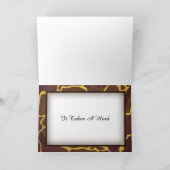 Wild Animal Giraffe Hartelijk dank Bedankkaart (Binnen)