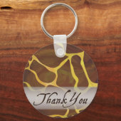 Wild Animal Giraffe Hartelijk dank Sleutelhanger (Voorkant)