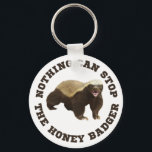 Wild Animal Honey Badger Funny Sleutelhanger<br><div class="desc">Wild Animal Honey Badger Funny sleutelhanger. Kies de stijl en de grootte van het optiesmenu.</div>