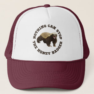Wild Animal Honey Badger Funny Trucker Pet