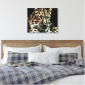 Wild Animal Leopard Wrapped Canvas Afdruk (Insitu (Slaapkamer))