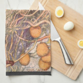  Wild Animal, Orangutans van Louis Sargent Theedoek (Quarter Fold)