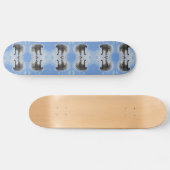 Wild Animal Pattern Witte Tijger Persoonlijk Skateboard (Horizontaal)