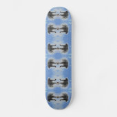 Wild Animal Pattern Witte Tijger Persoonlijk Skateboard (Voorkant)