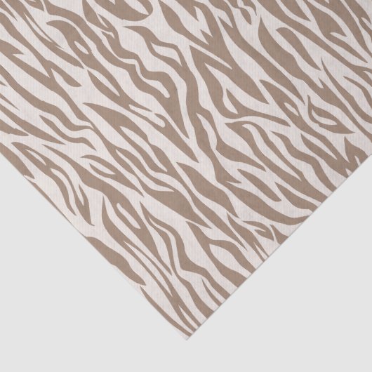 Wild Animal Print Beige Safari thema Tissuepapier (Detail)