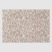 Wild Animal Print Beige Safari thema Tissuepapier (Voorkant)