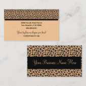 Wild Animal Print High Mode Boutique Designers Visitekaartje (Voorkant / Achterkant)