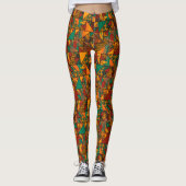 Wild Animal Print Leggings (Voorkant)