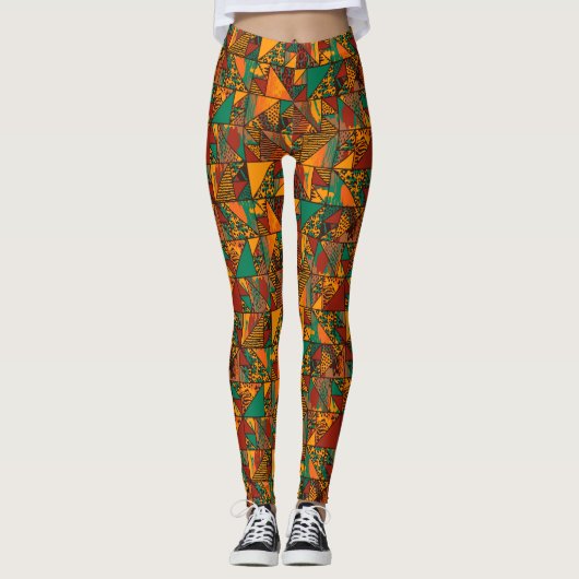 Wild Animal Print Leggings (Voorkant)