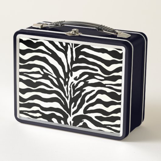 Wild Animal Print, Zebra in zwart-wit (Voorkant)