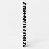 Wild Animal Print, Zebra in zwart-wit Case-Mate iPhone Case (Achterkant/links)