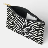 Wild Animal Print, Zebra in zwart-wit Etui (Open)