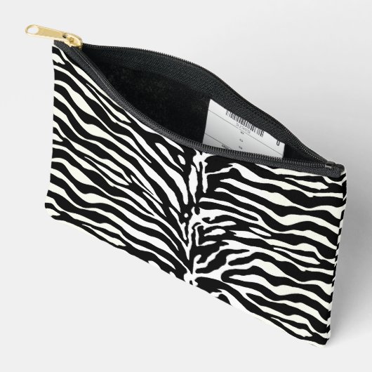 Wild Animal Print, Zebra in zwart-wit Etui (Open)