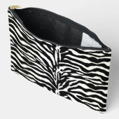 Wild Animal Print, Zebra in zwart-wit Etui (Open)