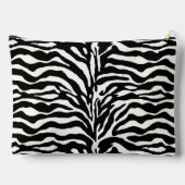 Wild Animal Print, Zebra in zwart-wit Etui (Achterkant)