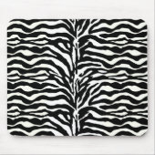 Wild Animal Print, Zebra in zwart-wit Muismat (Voorkant)