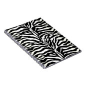 Wild Animal Print, Zebra in zwart-wit Notitieboek (Rechterzijde)