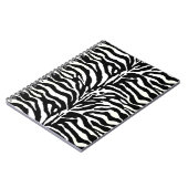 Wild Animal Print, Zebra in zwart-wit Notitieboek (Linkerzijde)