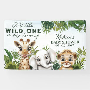 Wild Animal Safari Baby shower Spandoek