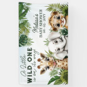 Wild Animal Safari Baby shower Spandoek (Verticaal)