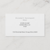 Wild Animal Safari Oerwoud Pattern Visitekaartje (Achterkant)