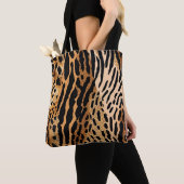 Wild Animal SpotteD Assymetrisch Patroon Ontwerp 1 Tote Bag (Dichtbij)