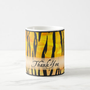 Wild Animal Tiger Stripe Hartelijk dank Koffiemok
