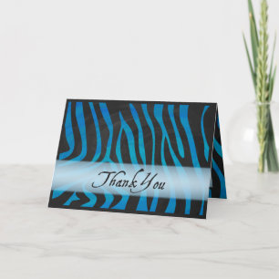 Wild Animal Zebra Hartelijk dank Bedankkaart