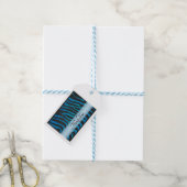 Wild Animal Zebra Pattern Dank je Cadeaulabel (Met Touw)
