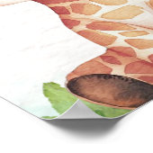 Wild Animals Baby Shower Boy Poster (Hoek)