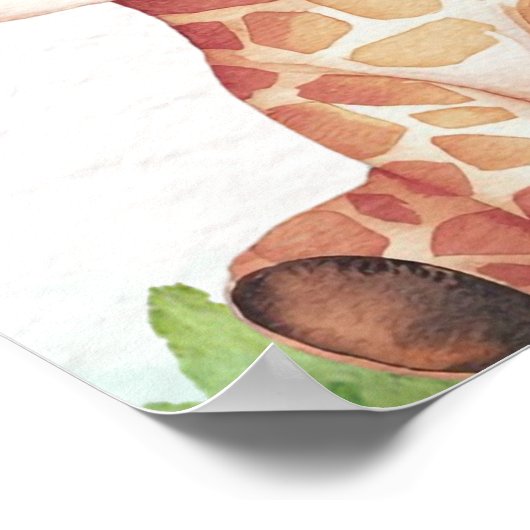 Wild Animals Baby Shower Boy Poster (Hoek)