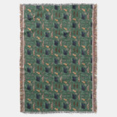 Wild Animals Forest Friends Pattern Deken (Voorkant Verticaal)