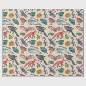 Wild Animals of Ireland Inpakpapier in Beige (Vlak)