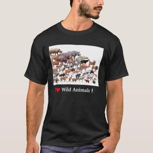 Wild Animals T-shirt (Voorkant)