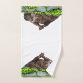 Wild Animals Weasels  -  Baby Otters Bad Handdoek (Handdoek)