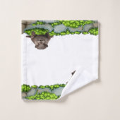 Wild Animals Weasels  -  Baby Otters Bad Handdoek (Wasdoekje)