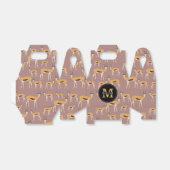 Wild Antelope Animal Pattern Bedankdoosjes (Uitgevouwen)