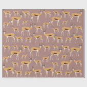 Wild Antelope Animal Pattern Cadeaupapier (Vlak)